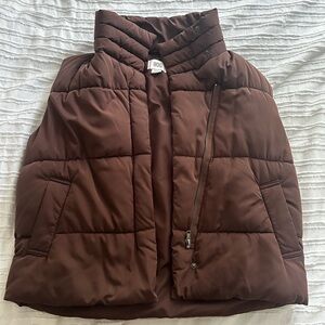 urban outfitters brown vest